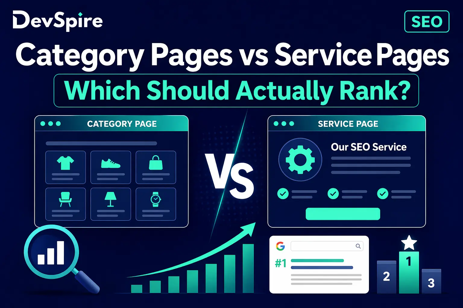 Category Pages vs Service Pages SEO