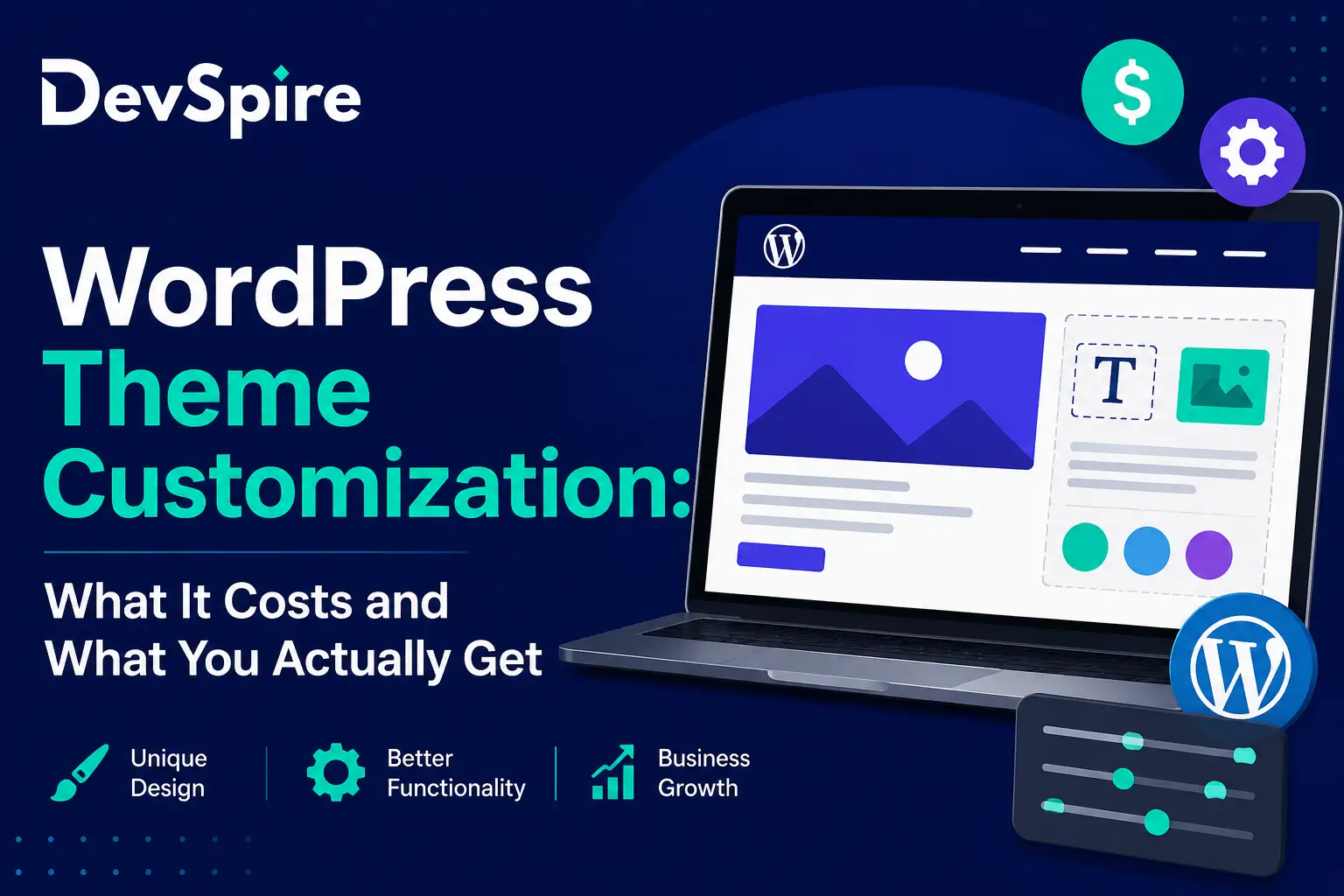 wordpress theme customization cost