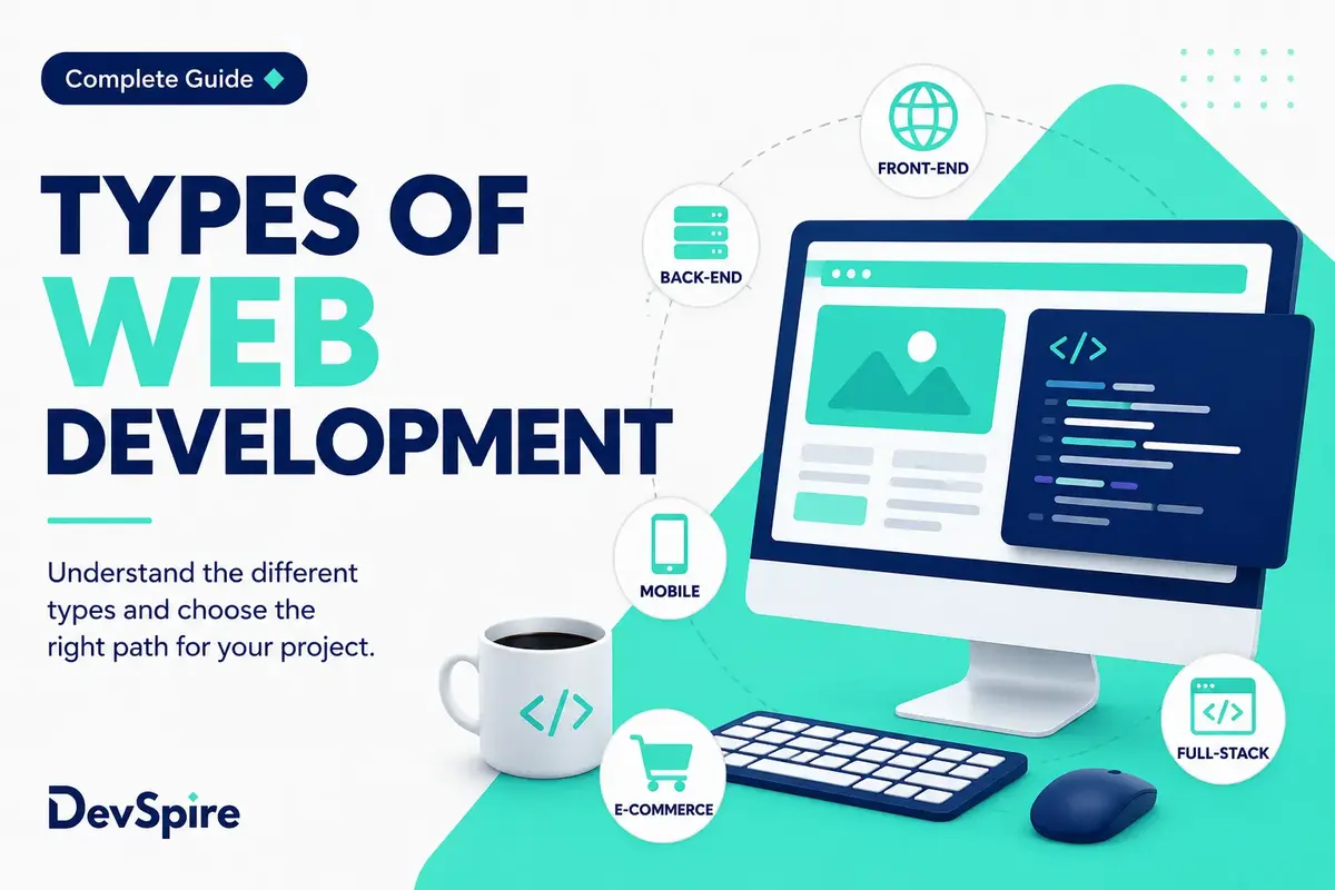 types of web development